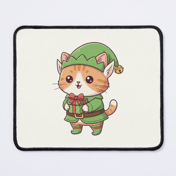 Item preview, Cute Christmas Elf Cat designed and sold by HoopeStylee.