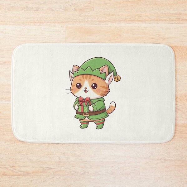Item preview, Cute Christmas Elf Cat designed and sold by HoopeStylee.
