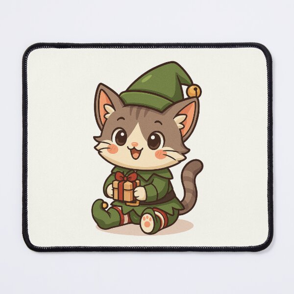 Item preview, Adorable Elf Helper Cat designed and sold by HoopeStylee.