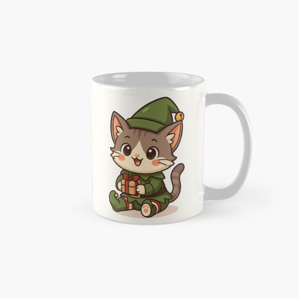 Item preview, Adorable Elf Helper Cat designed and sold by HoopeStylee.