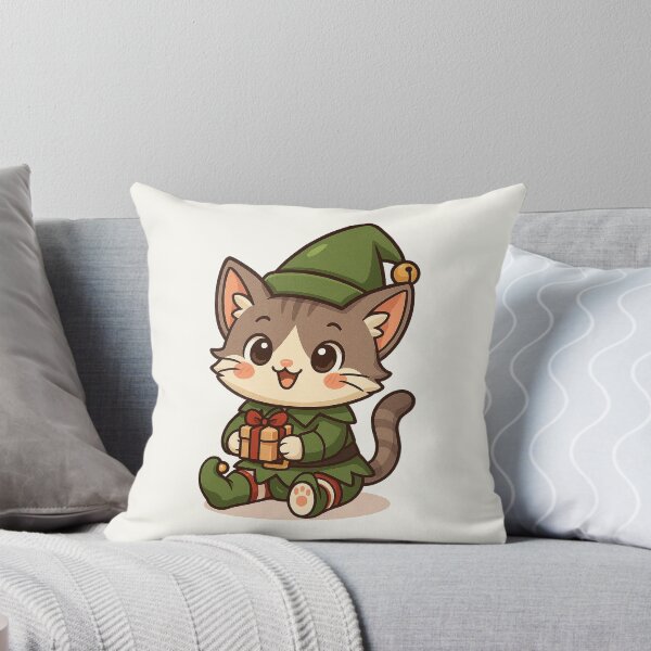 Item preview, Adorable Elf Helper Cat designed and sold by HoopeStylee.