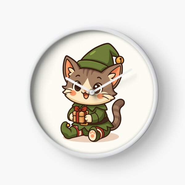 Item preview, Adorable Elf Helper Cat designed and sold by HoopeStylee.