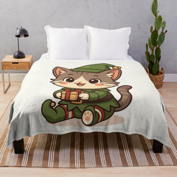 Item preview, Adorable Elf Helper Cat designed and sold by HoopeStylee.