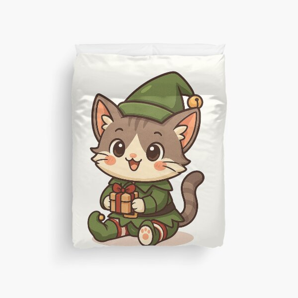 Item preview, Adorable Elf Helper Cat designed and sold by HoopeStylee.