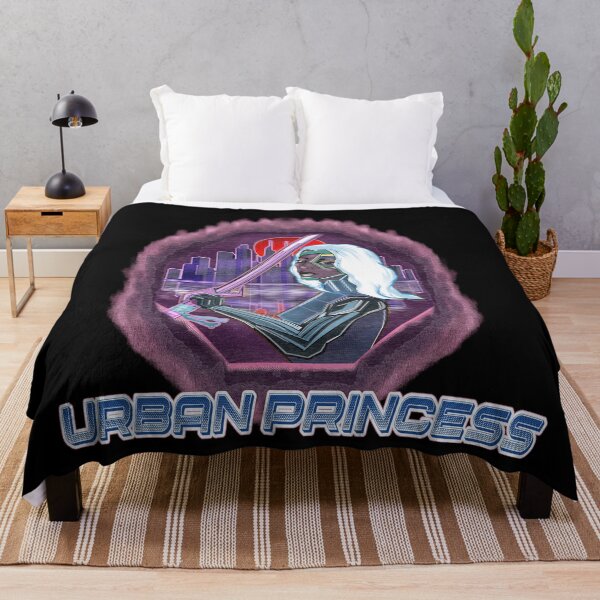 Item preview, Urban Princess – Futuristic City Sci-Fi Cyberpunk Illustration designed and sold by Kyradem.