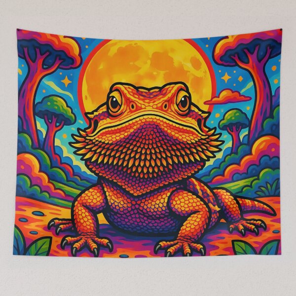 Item preview, A bearded dragon in a fantasy world.  designed and sold by Nomad-Maynard.