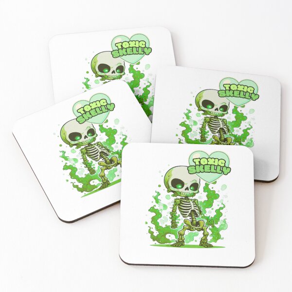 Item preview, Toxic Skelly Cute Chibi Skeleton designed and sold by RED-MOUSE.
