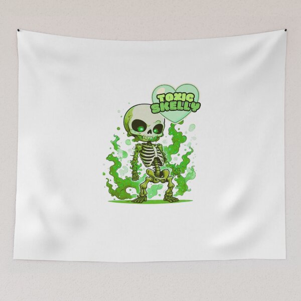Item preview, Toxic Skelly Cute Chibi Skeleton designed and sold by RED-MOUSE.
