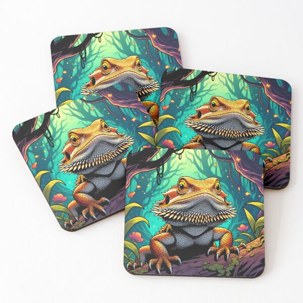 Item preview, A bearded dragon in a fantasy world.  designed and sold by Nomad-Maynard.