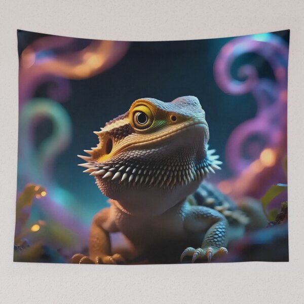 Item preview, A bearded dragon in a fantasy world.  designed and sold by Nomad-Maynard.