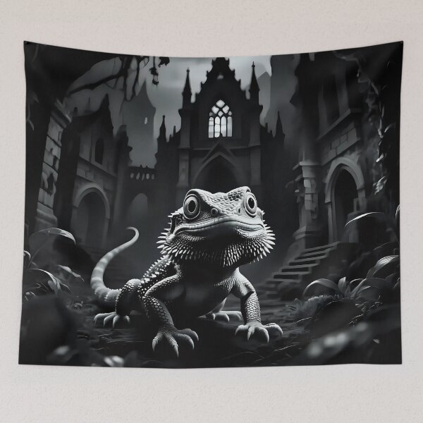 Item preview, A bearded dragon in a fantasy world.  designed and sold by Nomad-Maynard.