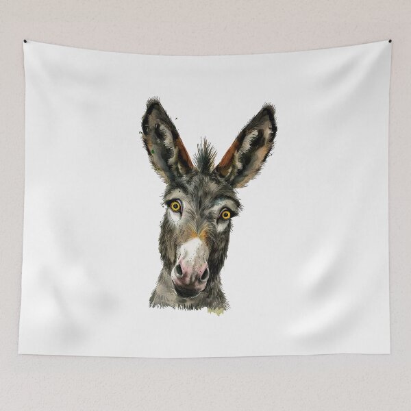 Item preview, Donkey Portrait designed and sold by Liededrom..