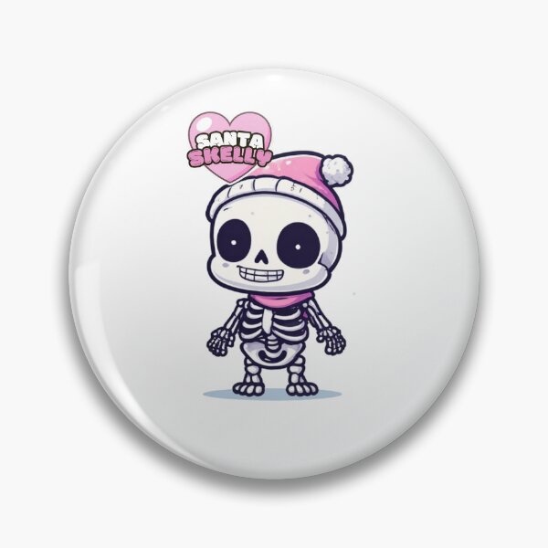 Item preview, Santa Skelly Cute Chibi Skeleton designed and sold by RED-MOUSE.