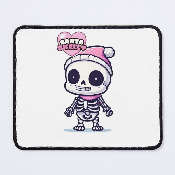 Item preview, Santa Skelly Cute Chibi Skeleton designed and sold by RED-MOUSE.