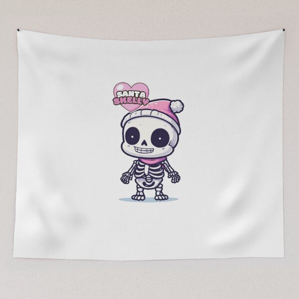 Item preview, Santa Skelly Cute Chibi Skeleton designed and sold by RED-MOUSE.