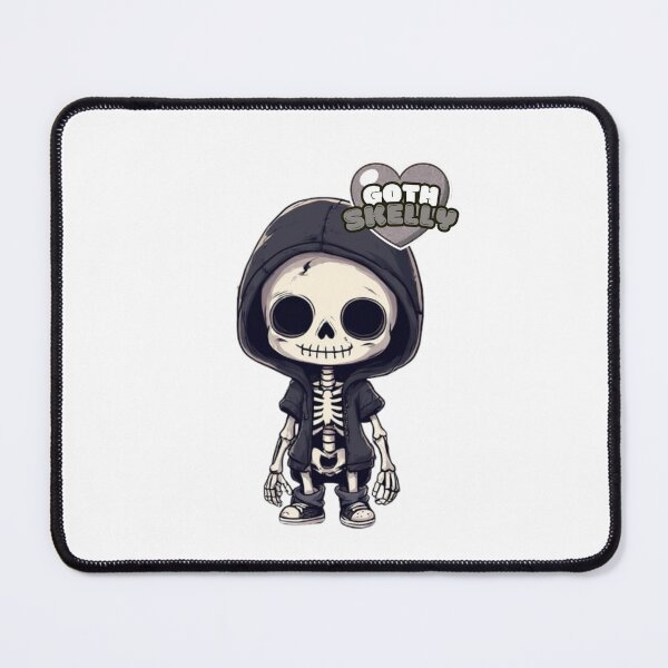 Item preview, Goth Skelly Cute Chibi Skeleton designed and sold by RED-MOUSE.