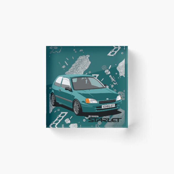 Item preview, EP91 Toyota Starlet Poster Design Engines designed and sold by Celica_4_eyes.