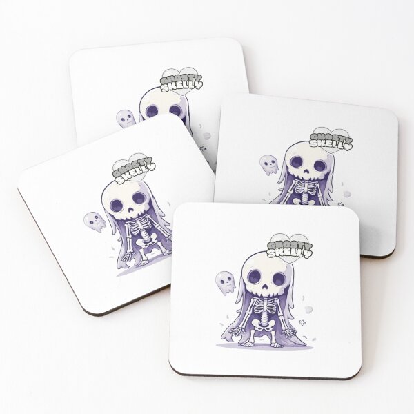 Item preview, Ghosty Skelly Cute Chibi Skeleton designed and sold by RED-MOUSE.