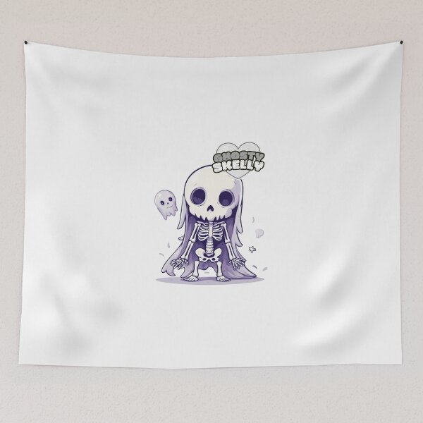 Item preview, Ghosty Skelly Cute Chibi Skeleton designed and sold by RED-MOUSE.