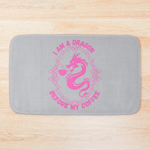 Item preview, I Am A Dragon Before My Coffee, Pink designed and sold by Nightshade Pixie Creations.