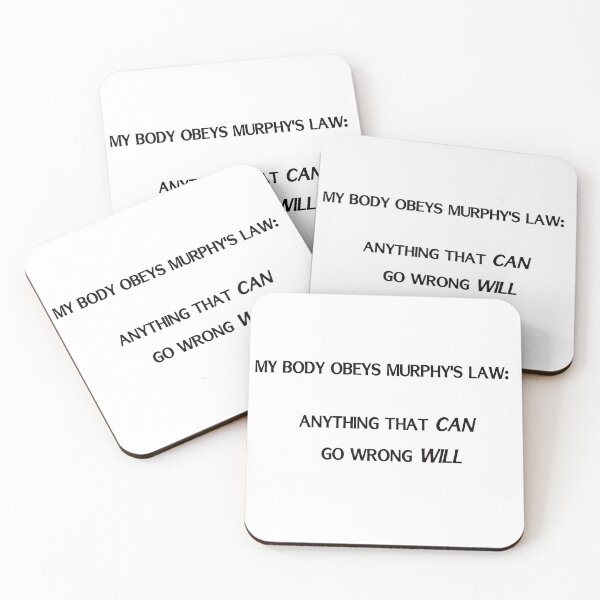Item preview, Body obeys Murphy's Law designed and sold by sparkysrandom.