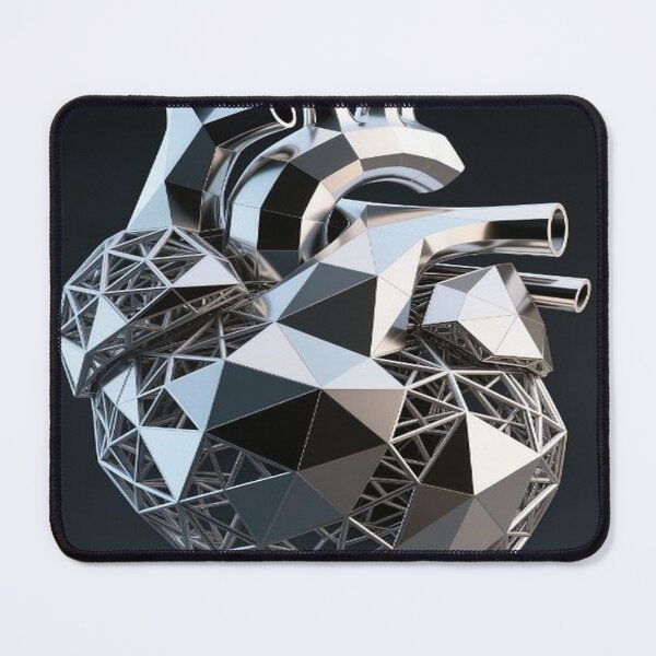 Item preview, Geometric Heart of Digital Precision designed and sold by Wonderful Designs.