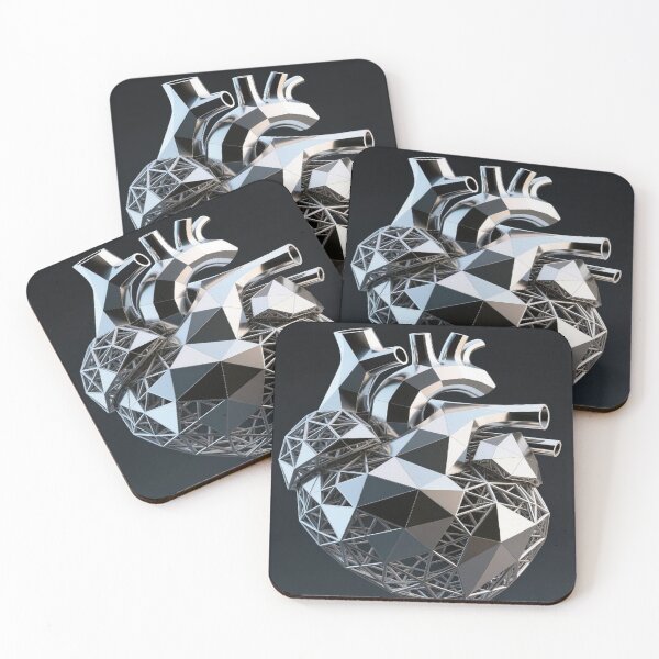 Item preview, Geometric Heart of Digital Precision designed and sold by Wonderful Designs.