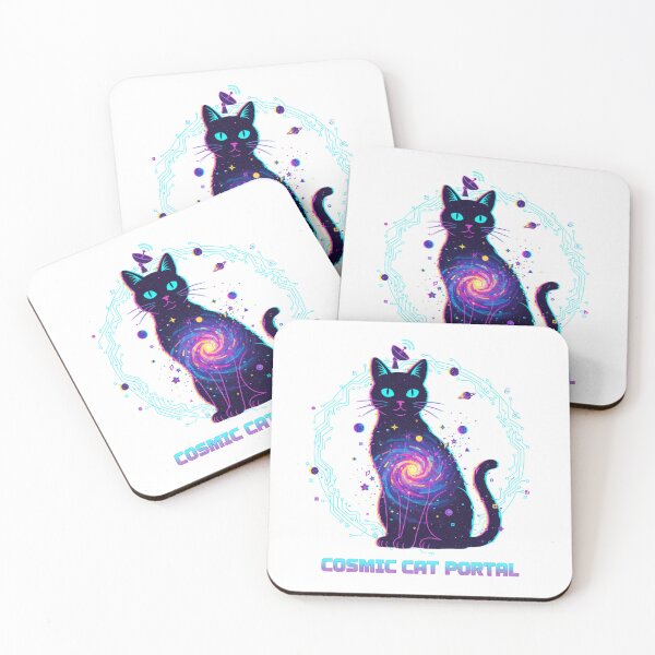 Item preview, Cosmic Cat Portal – Galactic Gateway Edition designed and sold by Tily360.