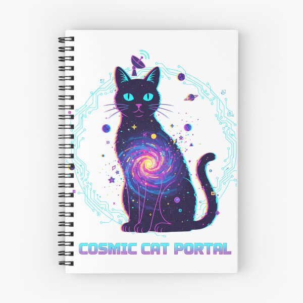 Item preview, Cosmic Cat Portal – Galactic Gateway Edition designed and sold by Tily360.