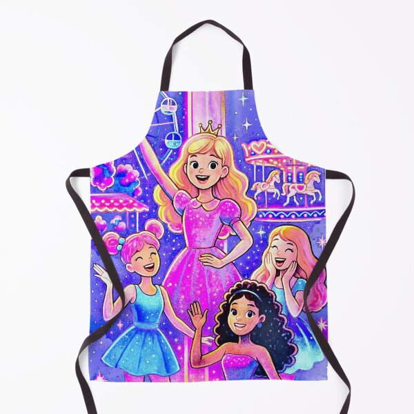 Item preview, Dolled Up World - Pastel Amusement Park Illustration designed and sold by SoulArtSara.