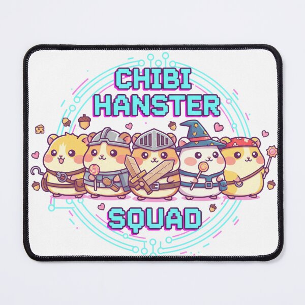 Item preview, Chibi Hamster Squad – Fantasy RPG Heroes designed and sold by Tily360.