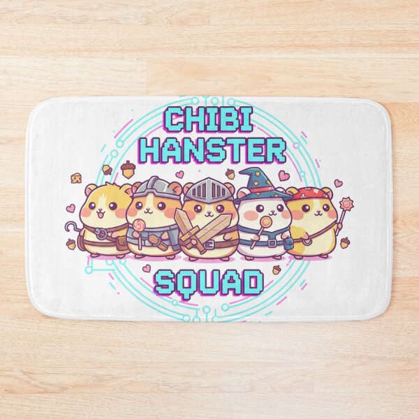 Item preview, Chibi Hamster Squad – Fantasy RPG Heroes designed and sold by Tily360.