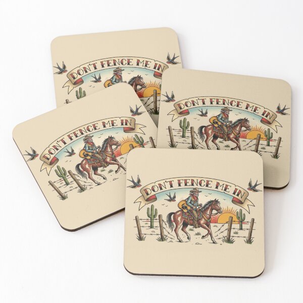 Item preview, Don’t Fence Me In – Vintage Cowboy Song Western Art designed and sold by GardenReign.
