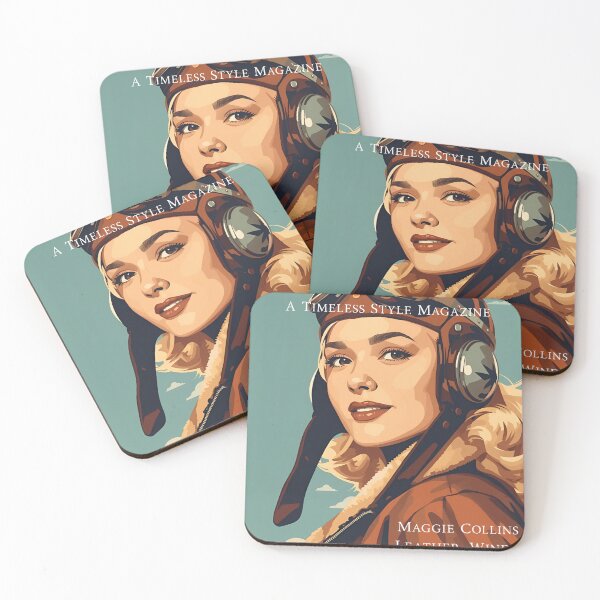 Item preview, Vintage City Magazine - Maggie Collins - Female Pilot designed and sold by Vintage City.
