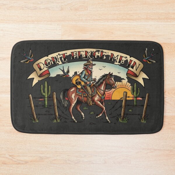 Item preview, Don’t Fence Me In – Vintage Cowboy Song Western Art designed and sold by GardenReign.