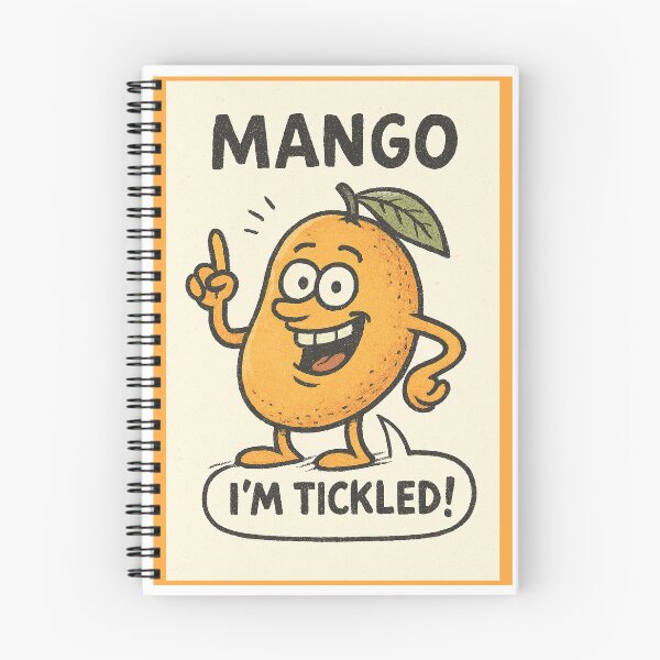 Item preview, Playful Mango Cartoon Joke designed and sold by Yzakreativ.