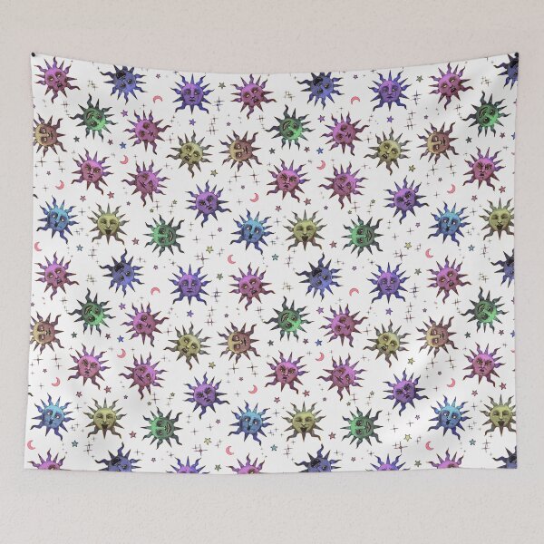 Item preview, Suns With Rainbow Faces designed and sold by Kateotic.