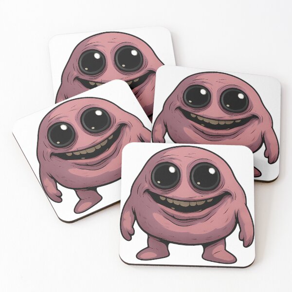 Item preview, Creepy Pink Blob Monster Cute Horror Illustration designed and sold by Th4d1us.