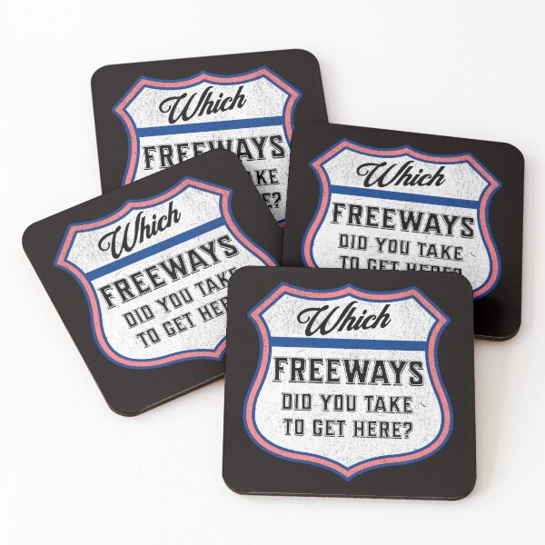 Item preview, Which Freeways Did You Take To Get Here? - Road Enthusiast T-Shirt designed and sold by brekotadesign.