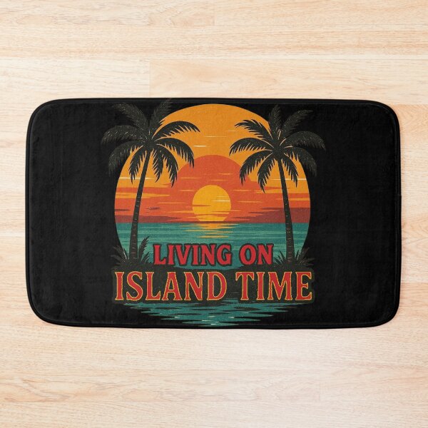 Item preview, Living On Island Time - Island, beach, palm trees and the sea - No. 06 - 9216x9216 designed and sold by darky72.