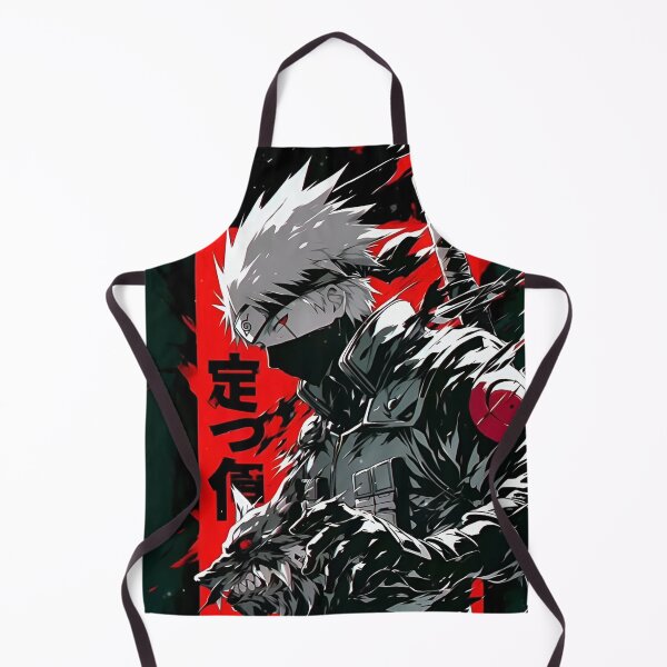 Item preview, Kakashi Hatake - Dark Masked Ninja with Shadow Wolf – Red Black Anime Warrior Art designed and sold by Dyan4.