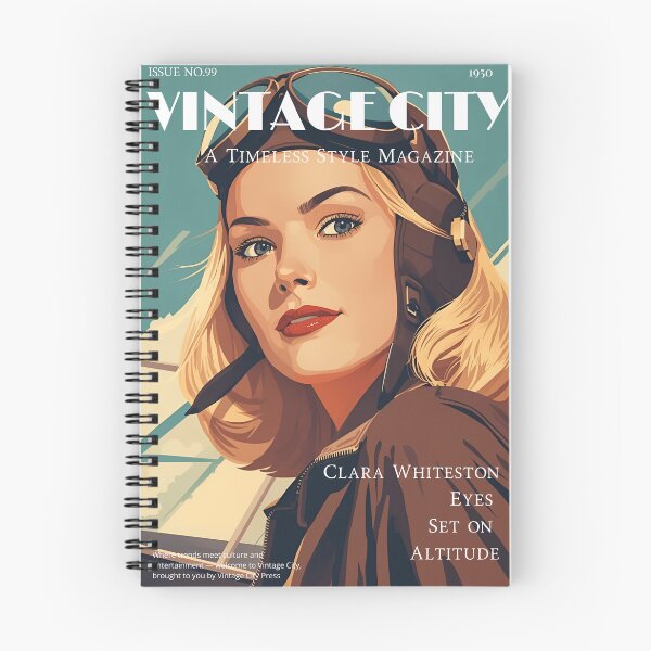 Item preview, Vintage City Magazine - Clara Whiteston - Female Pilot designed and sold by Vintage City.
