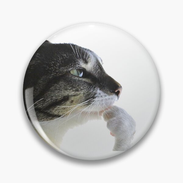 Item preview, Thinking cat designed and sold by Kawaii Rolls 32.