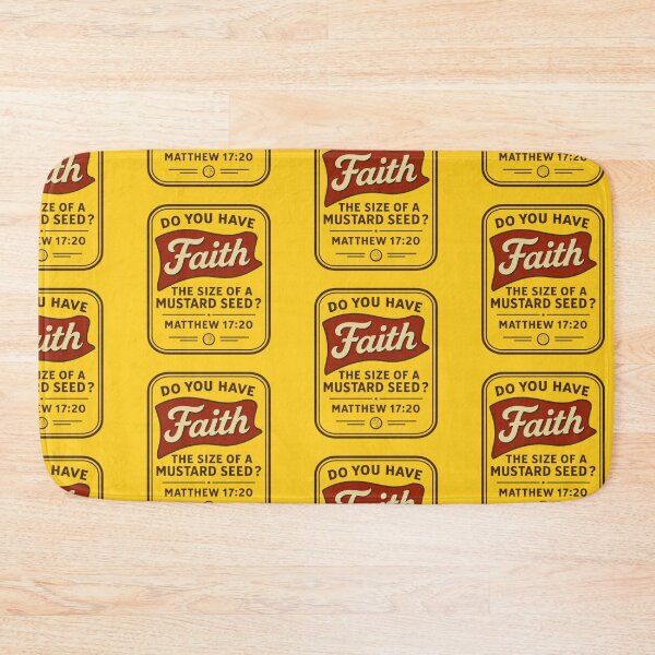 Item preview, Faith The Size Of A Mustard Seed | Funny Christian Parody Sticker designed and sold by CoachEkong.