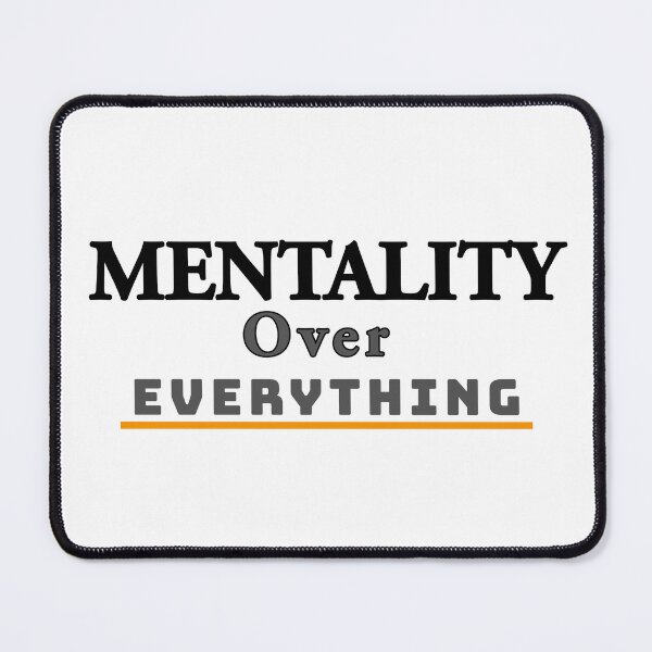 Item preview, Mentality Over Everything – Powerful Motivational Typography Quote designed and sold by THE RILONA.