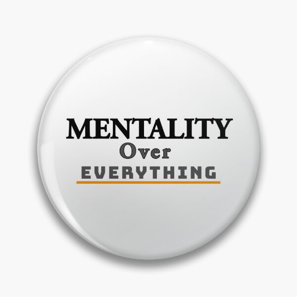 Item preview, Mentality Over Everything – Powerful Motivational Typography Quote designed and sold by THE RILONA.