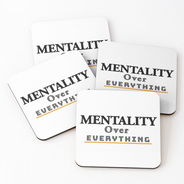 Item preview, Mentality Over Everything – Powerful Motivational Typography Quote designed and sold by THE RILONA.