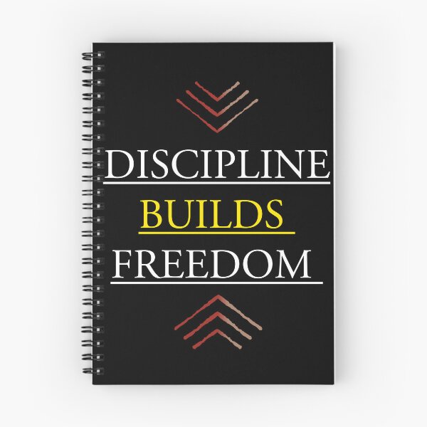 Item preview, Discipline Builds Freedom – Powerful Motivational Typography Design designed and sold by THE RILONA.