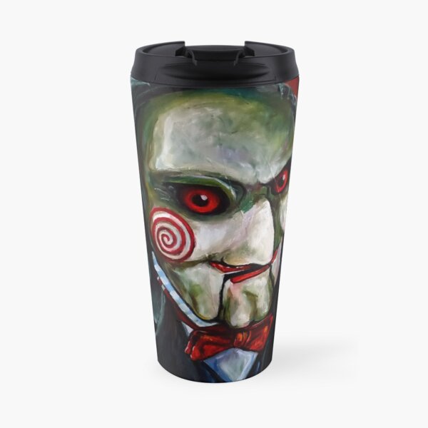 Billy the puppet (Saw) Taza de viaje