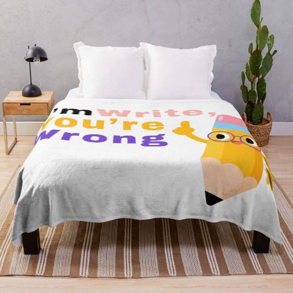 Item preview, I’m Write, You’re Wrong pun t shirts designed and sold by BandGTees.
